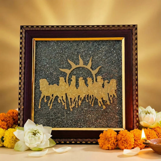 Golden Ashva Prosperity Frame
